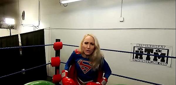  Superheroine Boxing  Ryona